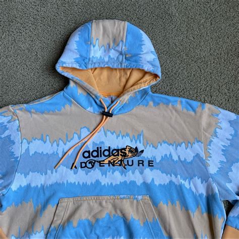 adidas adventure archive printed hoodie